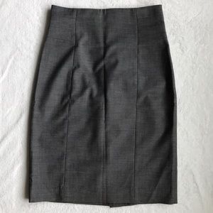 H&M Grey Dress Pencil Skirt with Lines